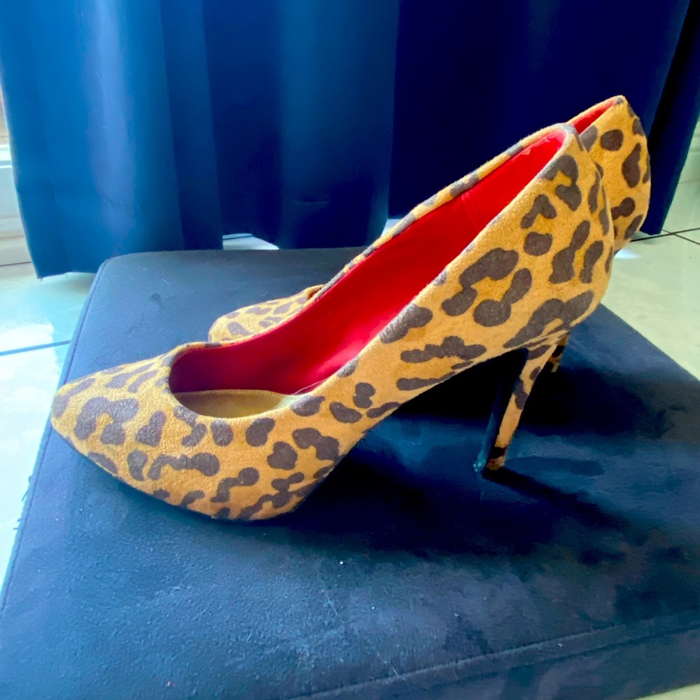 Cheetah print heels